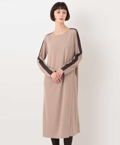 RBPLT52360 HIROKO BIS ラップスリットジャージワンピース