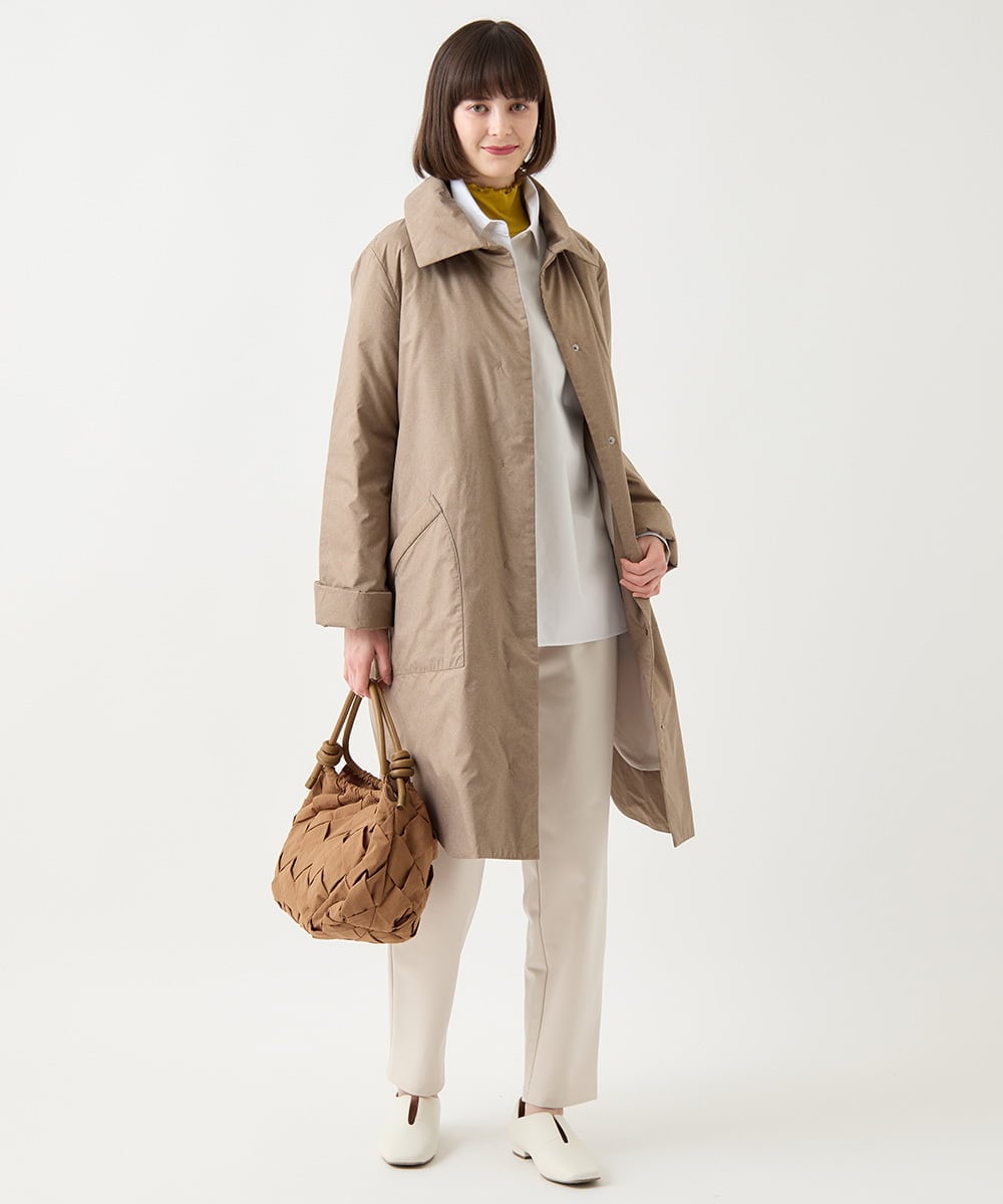 RBQAA26240 HIROKO BIS(ヒロコ ビス) ハイストレッチイージーパンツ /洗える アイボリー