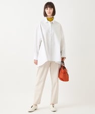 RBQAA26240 HIROKO BIS(ヒロコ ビス) ハイストレッチイージーパンツ /洗える アイボリー