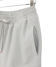 RBQAE30190 HIROKO BIS(ヒロコ ビス) 裏起毛ジョガープルオンパンツ /洗える グレー