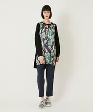 RBQAE30190 HIROKO BIS(ヒロコ ビス) 裏起毛ジョガープルオンパンツ /洗える グレー