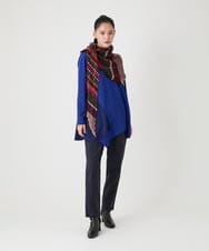 RBQAG60190 HIROKO BIS(ヒロコ ビス) 裏起毛ストレッチベーシックパンツ ネイビー