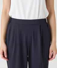 RBQAG60190 HIROKO BIS(ヒロコ ビス) 裏起毛ストレッチベーシックパンツ ネイビー