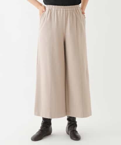 RBQAT21330 HIROKO BIS 【洗える】ワイドシルエットストレッチパンツ