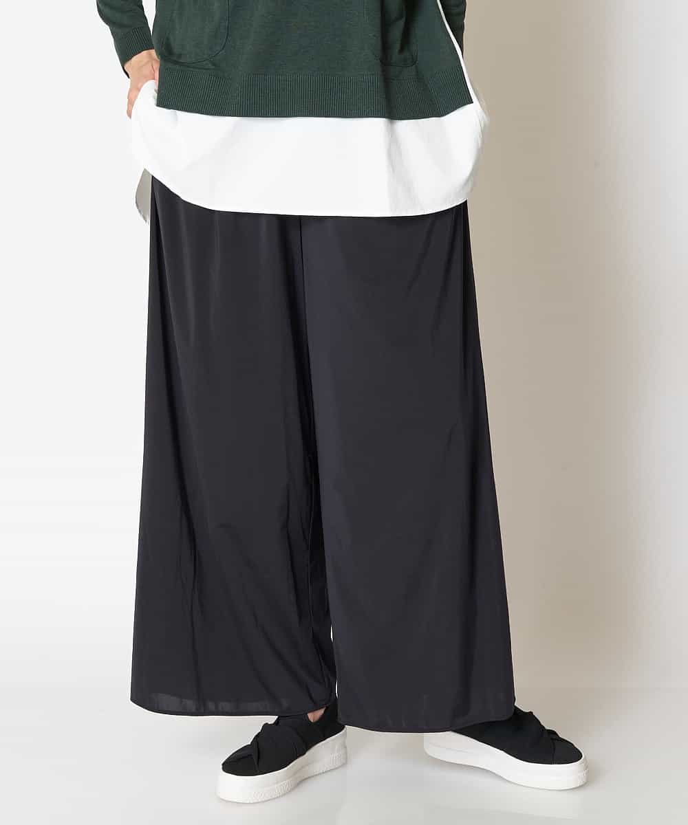 Hiroko Bis ヒロコ ビス 洗える ドレープジャージーガウチョパンツ イトキンオンラインストア