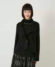 RBTAF01360 HIROKO BIS(ヒロコ ビス) 【先行予約】スムースウールコンパクトジャケット アイボリー