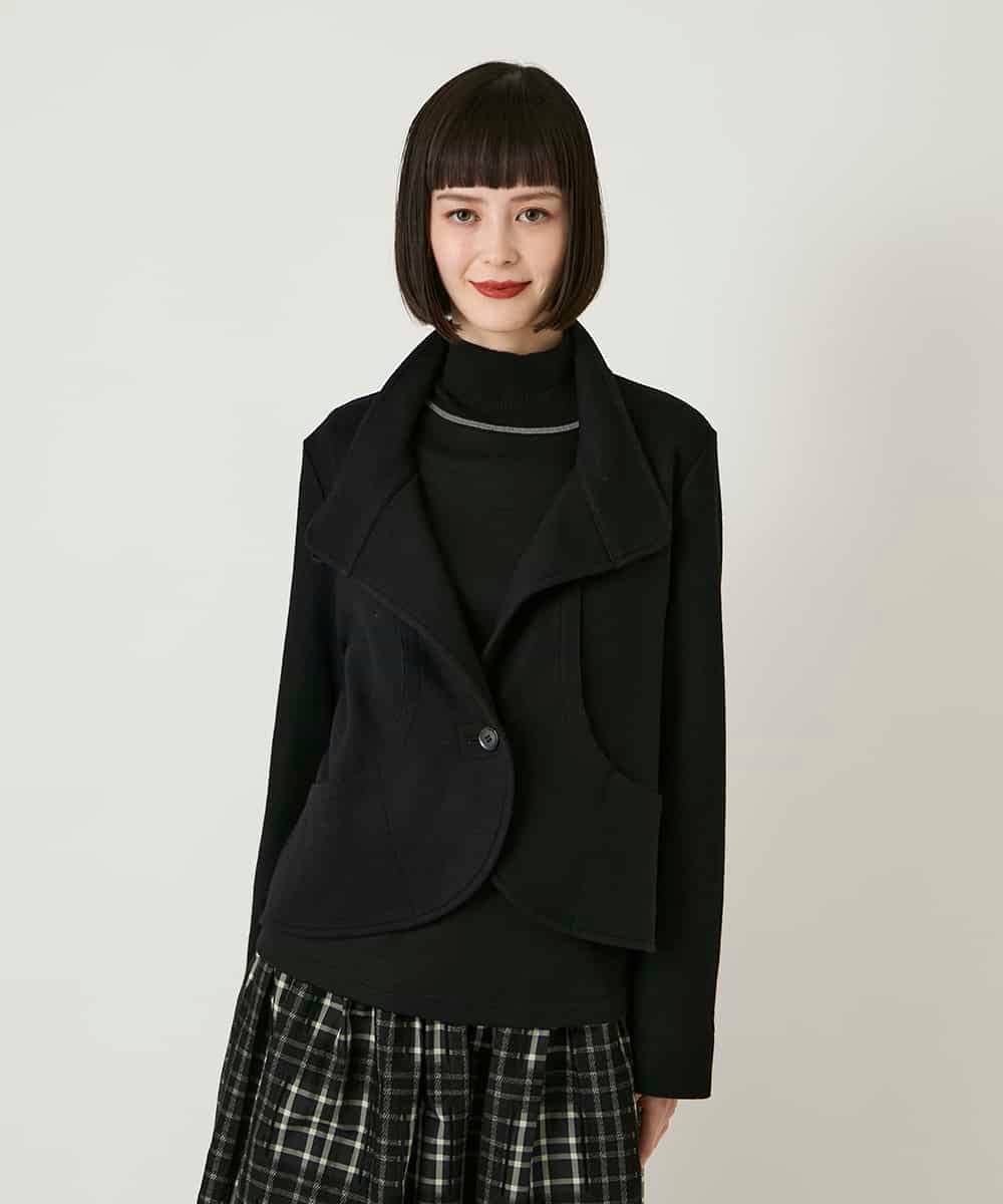 RBTAF01360 HIROKO BIS(ヒロコ ビス) 【先行予約】スムースウールコンパクトジャケット アイボリー