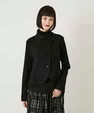 RBTAF01360 HIROKO BIS(ヒロコ ビス) 【先行予約】スムースウールコンパクトジャケット アイボリー