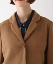 RBTAV01430 HIROKO BIS(ヒロコ ビス) ウールパイルテーラードジャケット ベージュ