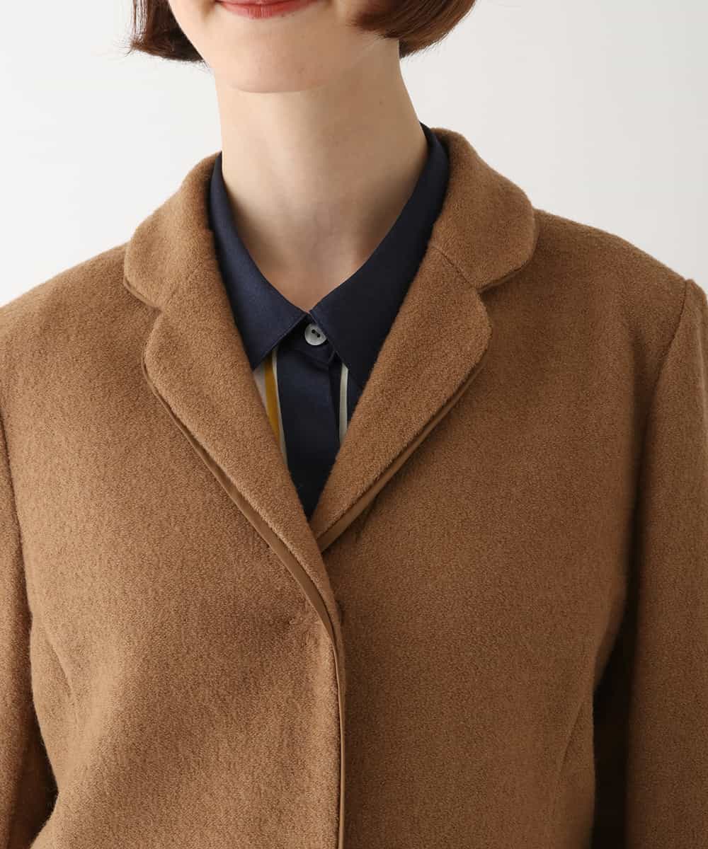 RBTAV01430 HIROKO BIS(ヒロコ ビス) ウールパイルテーラードジャケット ベージュ