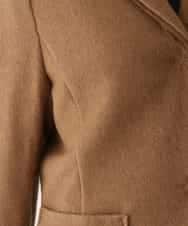 RBTAV01430 HIROKO BIS(ヒロコ ビス) ウールパイルテーラードジャケット ベージュ