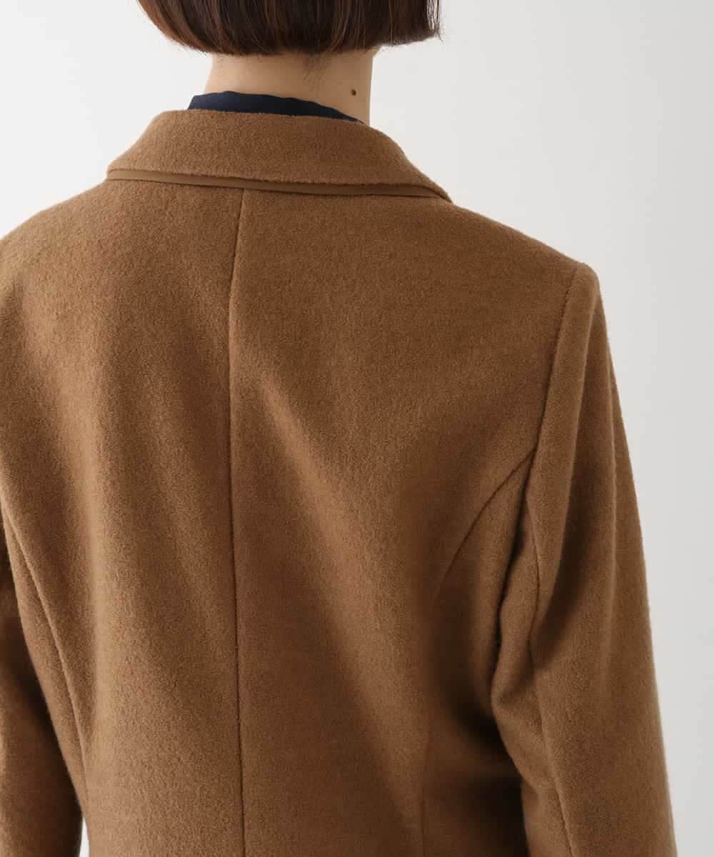 RBTAV01430 HIROKO BIS(ヒロコ ビス) ウールパイルテーラードジャケット ベージュ