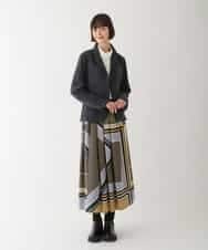 RBTAV01430 HIROKO BIS(ヒロコ ビス) ウールパイルテーラードジャケット ベージュ