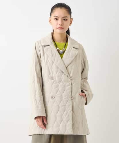 RBUAB05460 HIROKO BIS マットタフタキルティングPコート