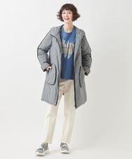 RBUAC01590 HIROKO BIS(ヒロコ ビス) ラインアクセントライトダウンコート グレー