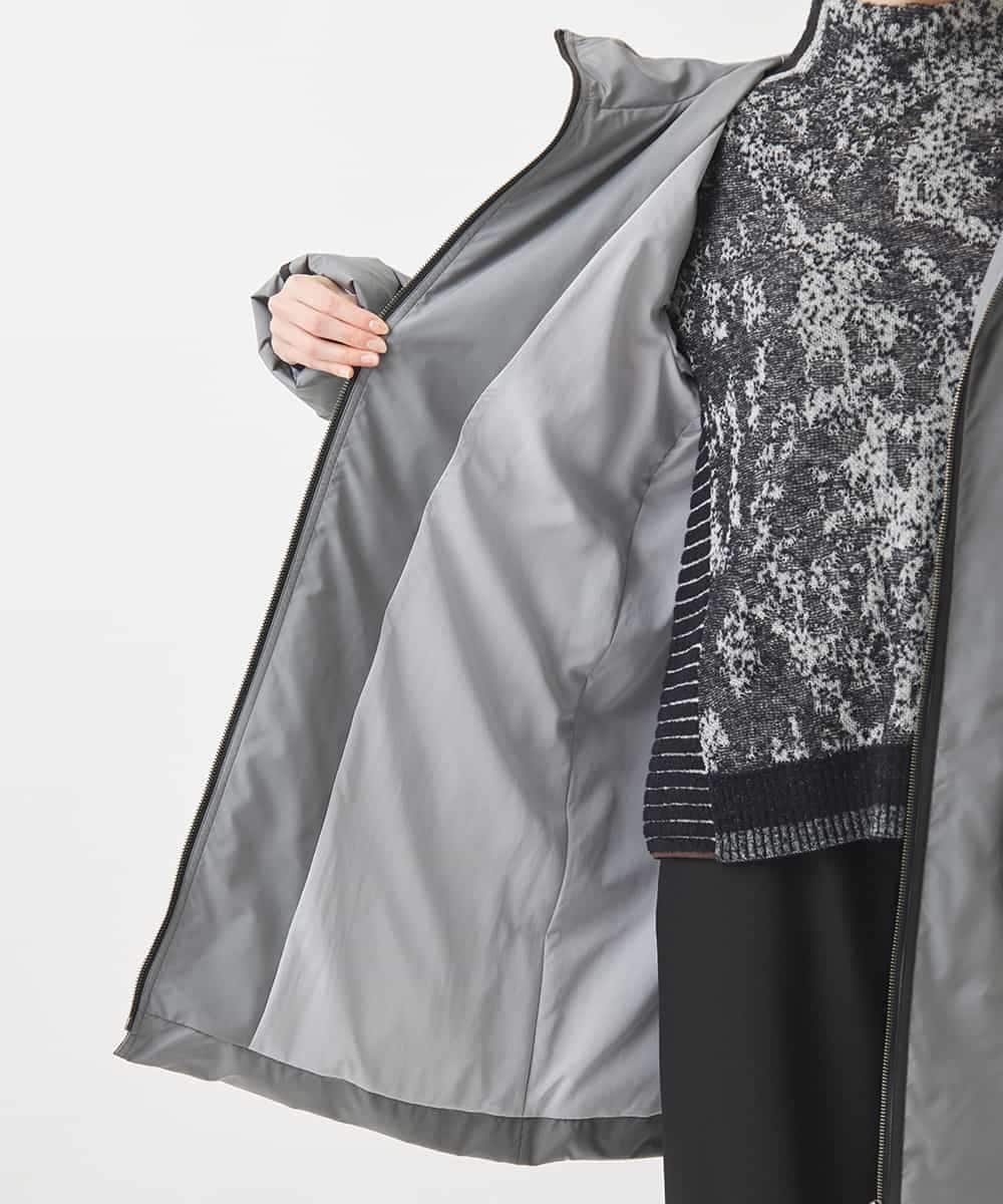 RBUAC01590 HIROKO BIS(ヒロコ ビス) ラインアクセントライトダウンコート グレー