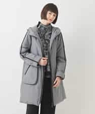 RBUAC01590 HIROKO BIS(ヒロコ ビス) ラインアクセントライトダウンコート グレー