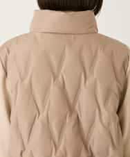 RBUAE05430 HIROKO BIS(ヒロコ ビス) 圧着キルトジョイントデザインコート ベージュ