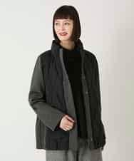 RBUAE05430 HIROKO BIS(ヒロコ ビス) 圧着キルトジョイントデザインコート ベージュ