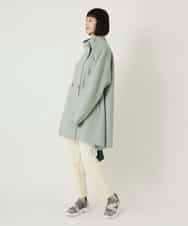 RBUAE10630 HIROKO BIS(ヒロコ ビス) スタンドカラーリバージャージーコート グリーン