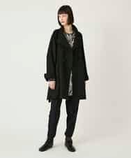 RBUAE10630 HIROKO BIS(ヒロコ ビス) スタンドカラーリバージャージーコート グリーン