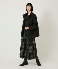 RBUAE40540 HIROKO BIS(ヒロコ ビス) レイヤード風ツイルダウンコート ベージュ