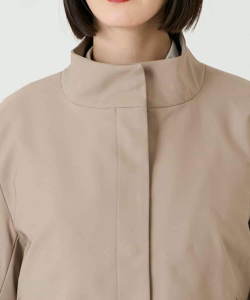 RBUAE40540 HIROKO BIS(ヒロコ ビス) レイヤード風ツイルダウンコート ベージュ