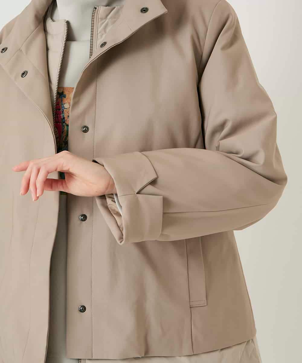 RBUAE40540 HIROKO BIS(ヒロコ ビス) レイヤード風ツイルダウンコート ベージュ