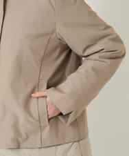 RBUAE40540 HIROKO BIS(ヒロコ ビス) レイヤード風ツイルダウンコート ベージュ