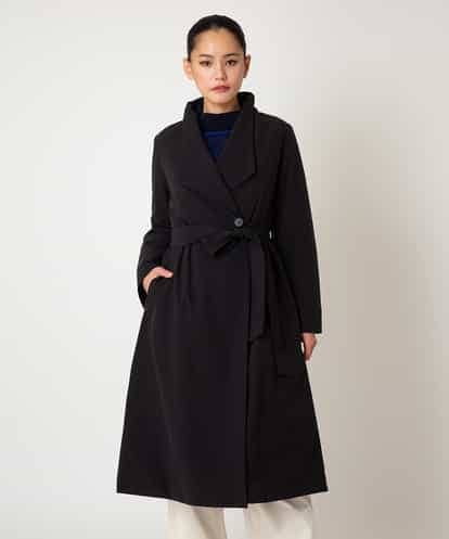 RBUAF40630 HIROKO BIS ストレッチタフタ中綿入りロングコート