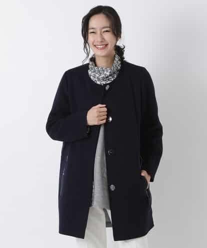 RBUAS01660 HIROKO BIS ダウン切り替えノーカラーコート