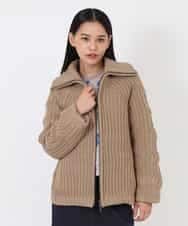 RBUAW01590 HIROKO BIS(ヒロコ ビス) ニットジョイントダウン ベージュ