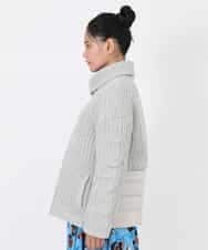 RBUAW01590 HIROKO BIS(ヒロコ ビス) ニットジョイントダウン グレー