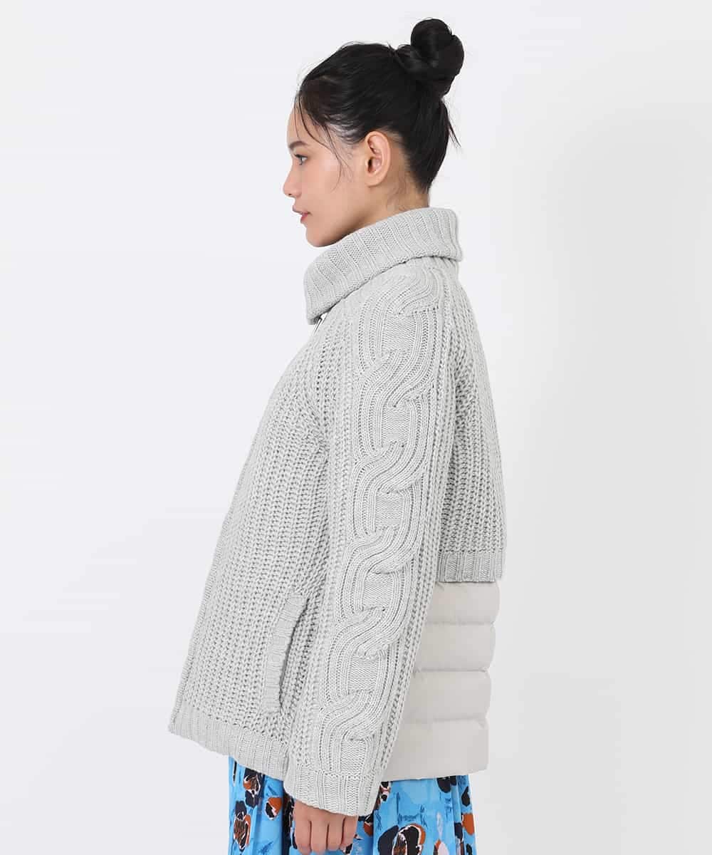 RBUAW01590 HIROKO BIS(ヒロコ ビス) ニットジョイントダウン グレー