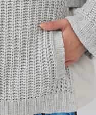 RBUAW01590 HIROKO BIS(ヒロコ ビス) ニットジョイントダウン グレー