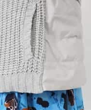 RBUAW01590 HIROKO BIS(ヒロコ ビス) ニットジョイントダウン グレー