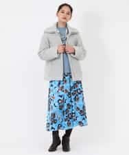 RBUAW01590 HIROKO BIS(ヒロコ ビス) ニットジョイントダウン グレー