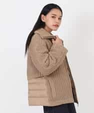 RBUAW01590 HIROKO BIS(ヒロコ ビス) ニットジョイントダウン グレー