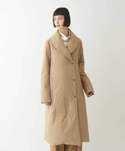 RBUAX05630 HIROKO BIS ストレッチタフタショールカラーダウンコート