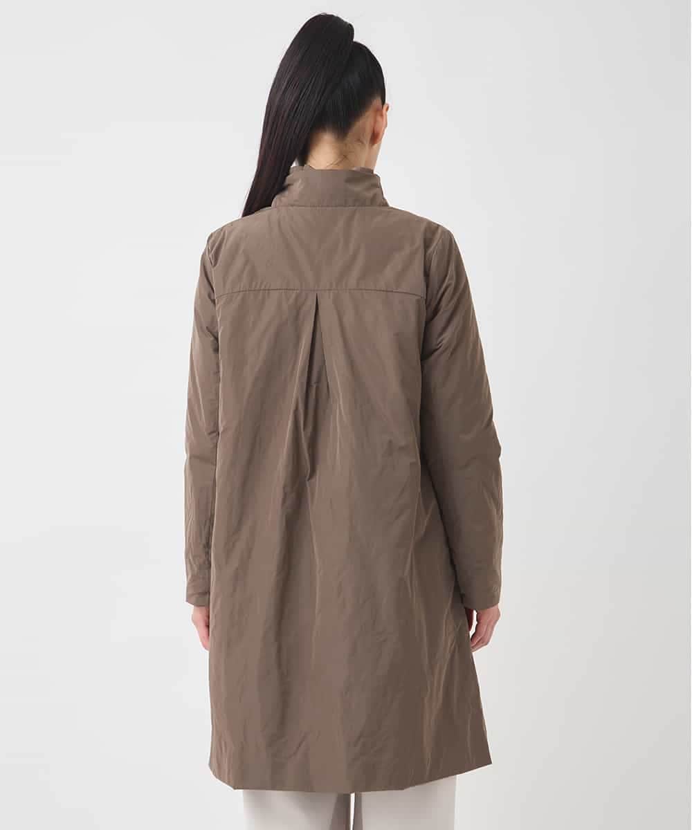 RBUCD01540 HIROKO BIS(ヒロコ ビス) メモリータフタフリルカラーコート ブラウン