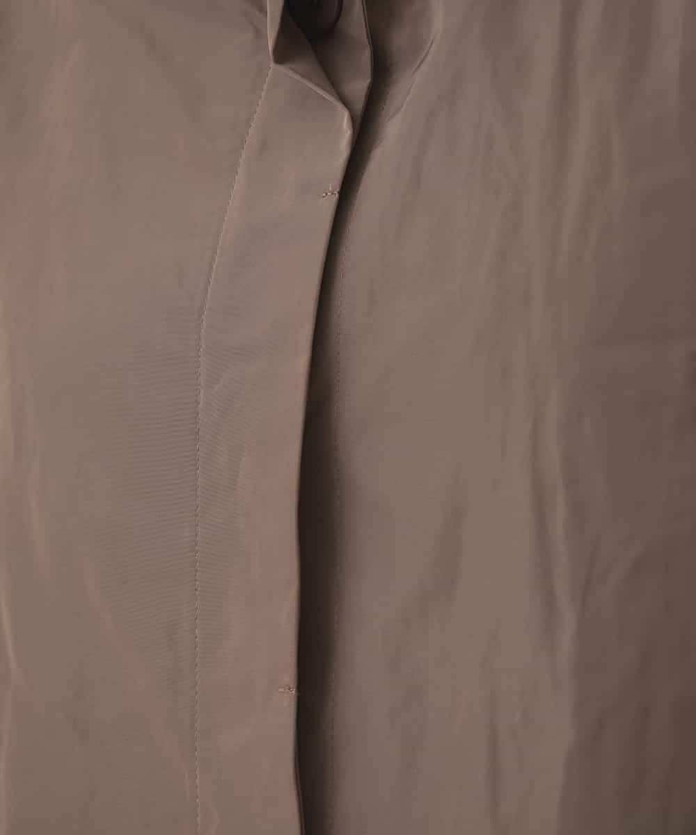 RBUCD01540 HIROKO BIS(ヒロコ ビス) メモリータフタフリルカラーコート ブラウン