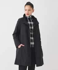 RBUCD01540 HIROKO BIS(ヒロコ ビス) メモリータフタフリルカラーコート ブラウン