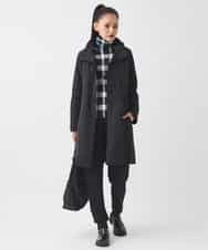 RBUCD01540 HIROKO BIS(ヒロコ ビス) メモリータフタフリルカラーコート ブラウン