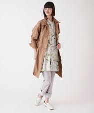 RBUEA03470 HIROKO BIS(ヒロコ ビス) マットタフタライトコート /洗える ベージュ