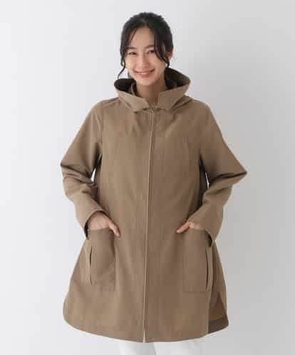 RBUES01530 HIROKO BIS ラウンドヘムステッチアクセントライトコート