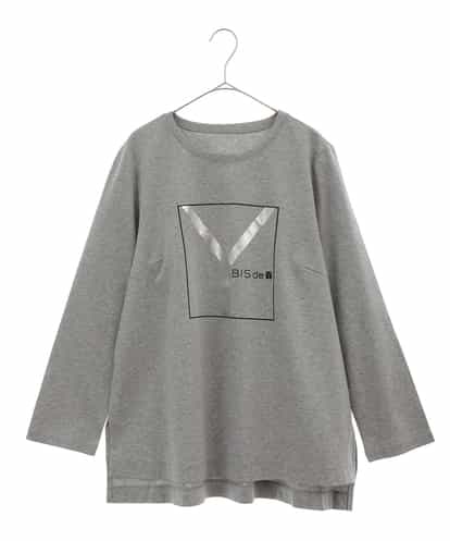 RCKLU20150 HIROKO BIS GRANDE 【洗える】コットンポンチロゴTシャツ