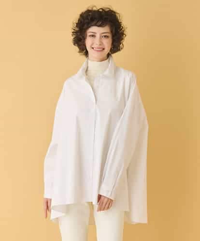 REBAA65250 HIROKO BIS オーバーシルエットフレアシャツ /洗濯機で洗える