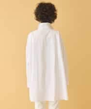 REBAA65250 HIROKO BIS(ヒロコ ビス) オーバーシルエットフレアシャツ /洗濯機で洗える ホワイト
