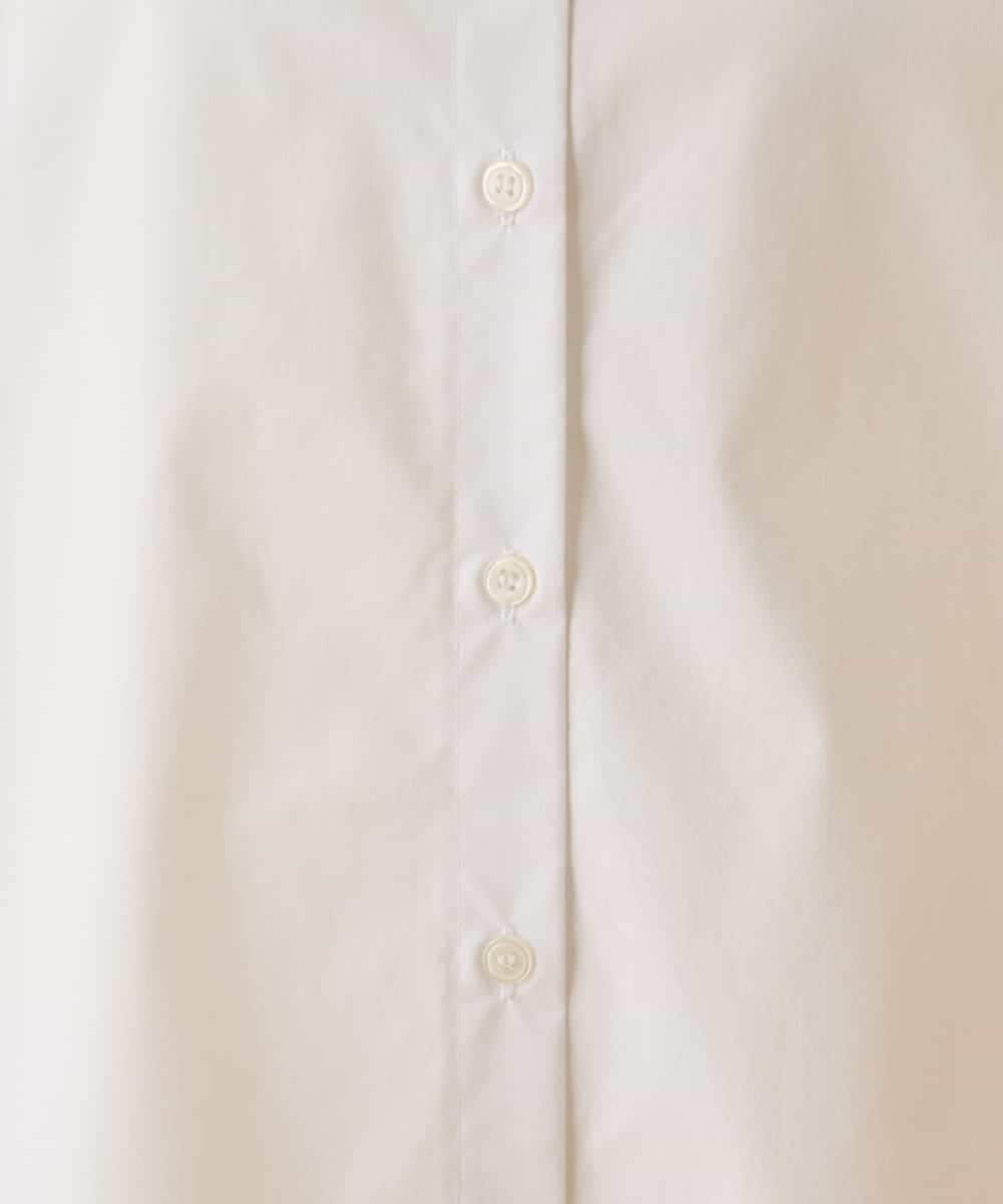 REBAA65250 HIROKO BIS(ヒロコ ビス) オーバーシルエットフレアシャツ /洗濯機で洗える ホワイト