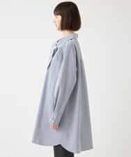 REBAA66280 HIROKO BIS(ヒロコ ビス) ボウネックチュニックシャツ /洗濯機で洗える ネイビー